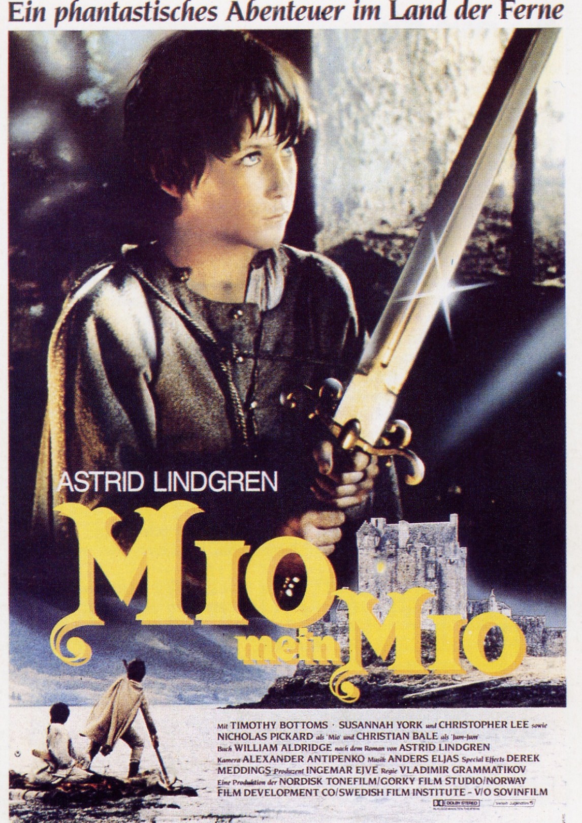 Мио мой мио слушать. Мио, мой Мио (1987).