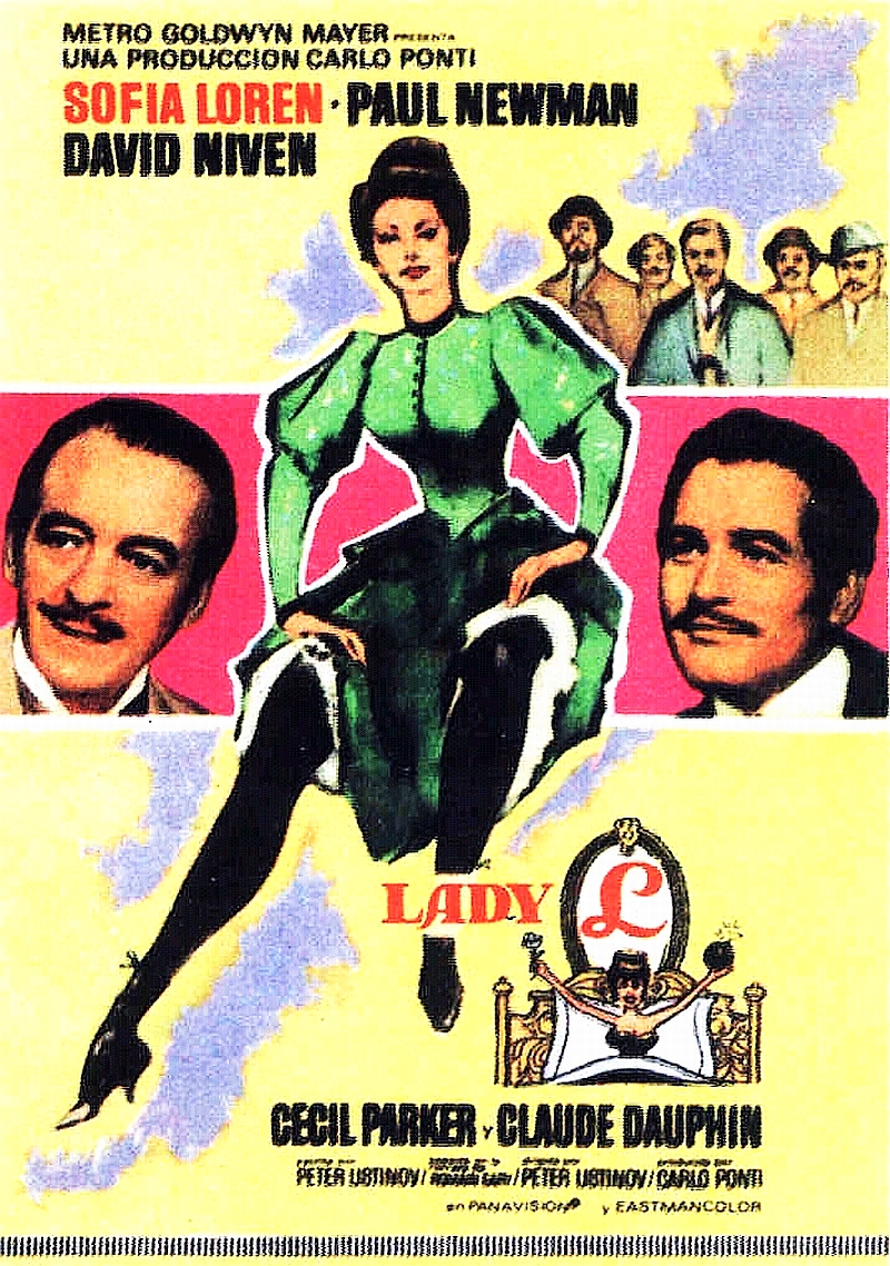 Lady l. Леди л фильм 1965. Lady l 1965 постеры. Фильм леди л с Софи Лорен. Фильм юная леди Постер.